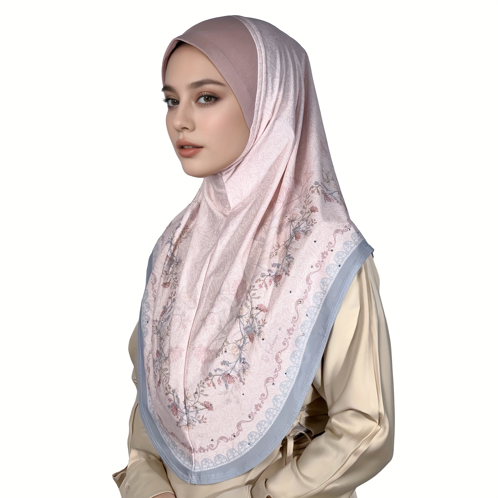 fashion muslim printed headscarf multiple colors