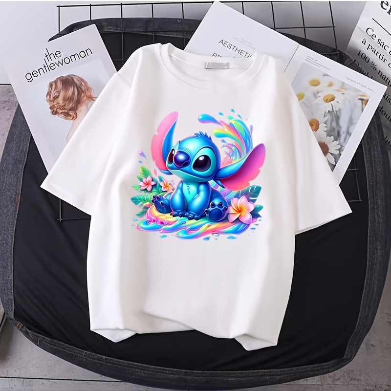 

Disney Authorized Stitch Cartoon Pattern Diy T-shirt Heat Transfer Vinyl Decal, Pvc Material, Uncharged - Ume Brand