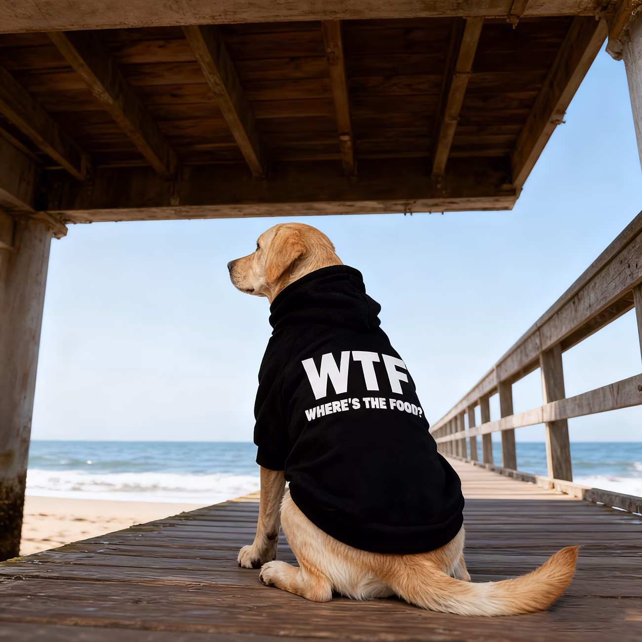 hoodie hooded sweatshirt medium to large dog wheres the instantly enhancing sense made from soft and fabric warm and breathable Product details 0