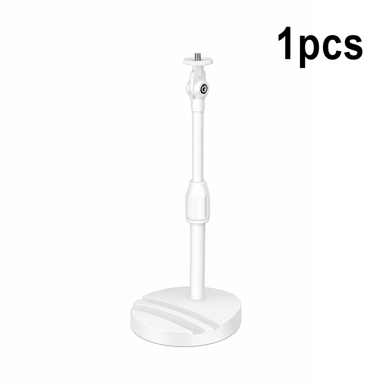 TEMU Support de caméra de sécurité télescopique blanc perçage, 1 à 2 pièces, support de caméra d'intérieur réglable avec rotule pivotante à 180°,