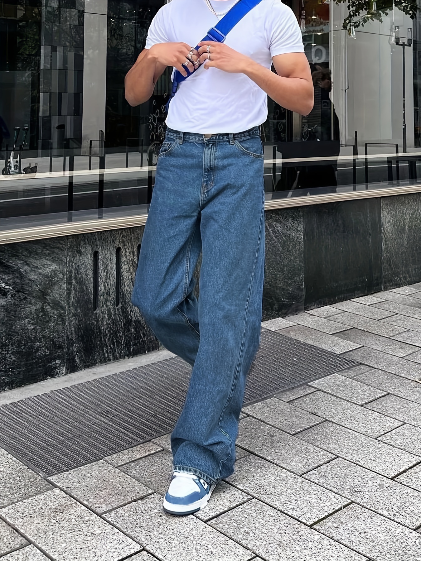 Old school baggy jeans best sale