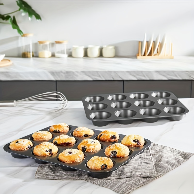 muffin pan baking nonstick cupcake tin 12 cup 1pc cup cake Temu