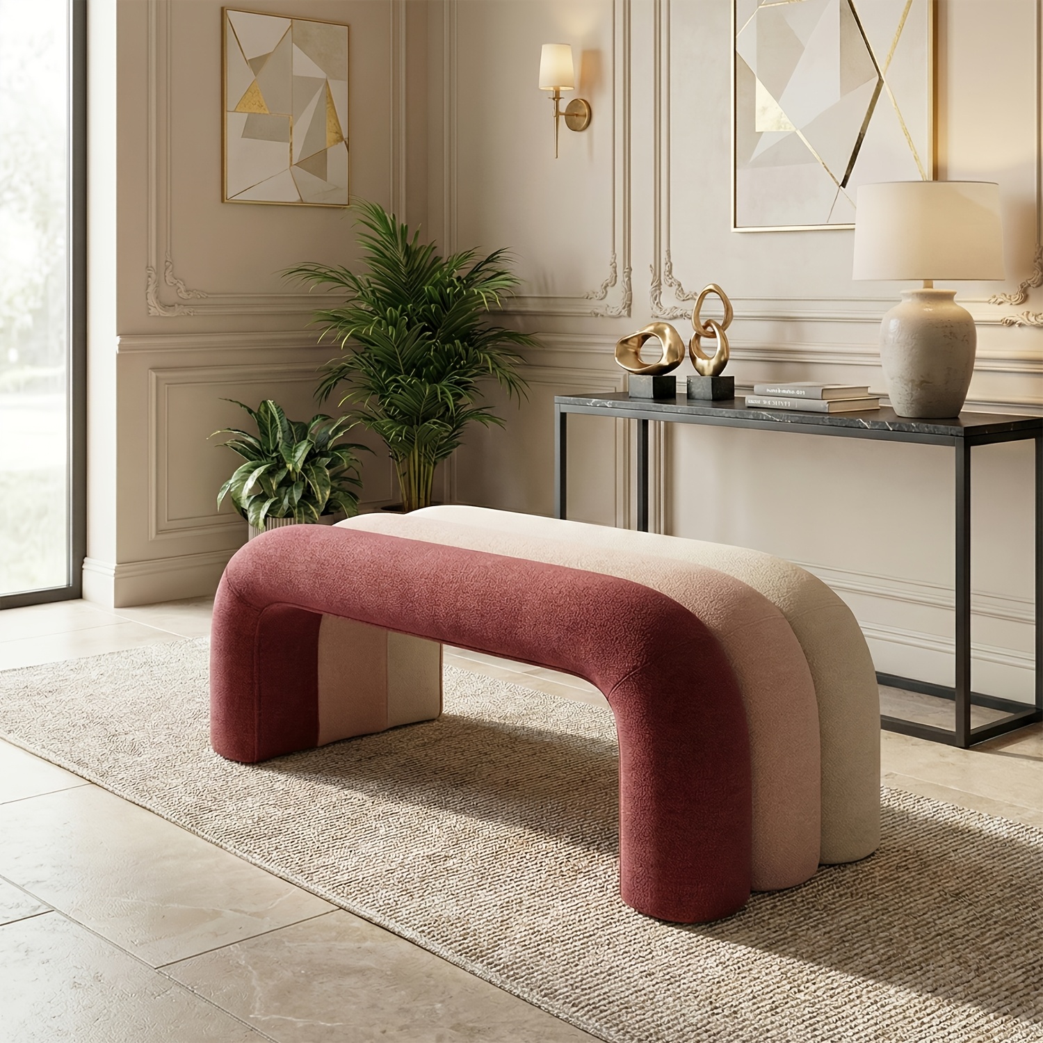 Curved Gradient Stool
