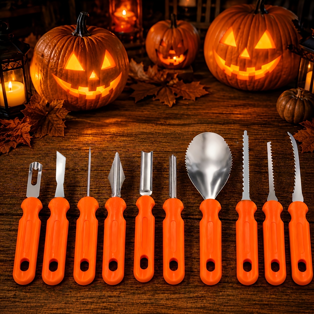 Pumpkin Carving Tools Kit Heavy Duty