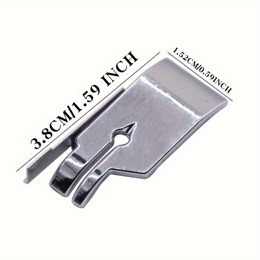 1pc Compatible For Singer/brother// Sewing Machine Presser Foot With 1/4" Edge Guide - Low Shank Snap- Foot Suitable For For Babylonk, , , , Kenmore Sewing Machines