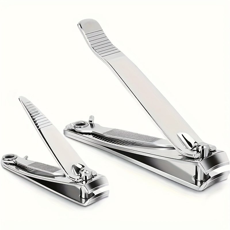 

2pcs Nail Clippers Manicure Large And Small Nail Clippers With File Home Nail Clippers Manicure Tools