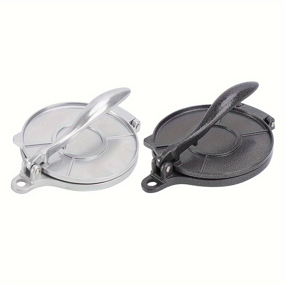 A Long-handled, Foldable Aluminum Tool For Making Golden Dumpling Skins, Suitable For DIY Manual Corn Roll Pressing, Baking Cream Wafers.