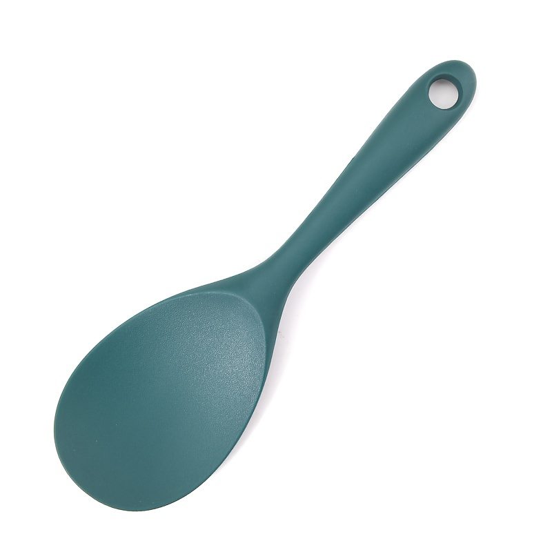 Image of Household Silicone Rice Spatula - Cookware Compatible, Food-grade, Heat-resistant, Prevents Rice From Sticking.