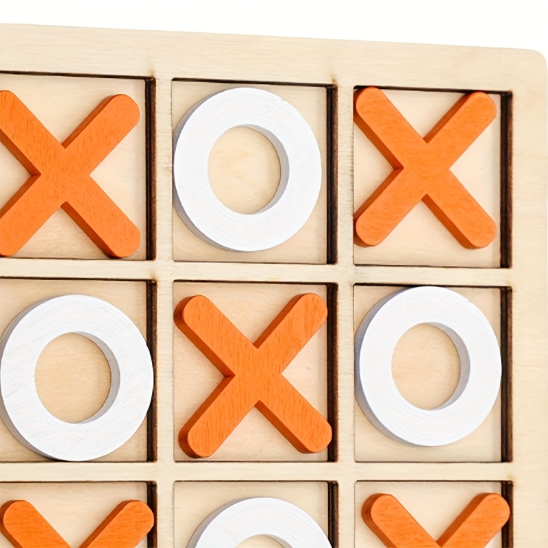 Tic Tac Toe Board Game, Tic Tac Toe Family Game, Classical Family Board Game, Wooden tic-tac-toe game, Christmas and Halloween gifts