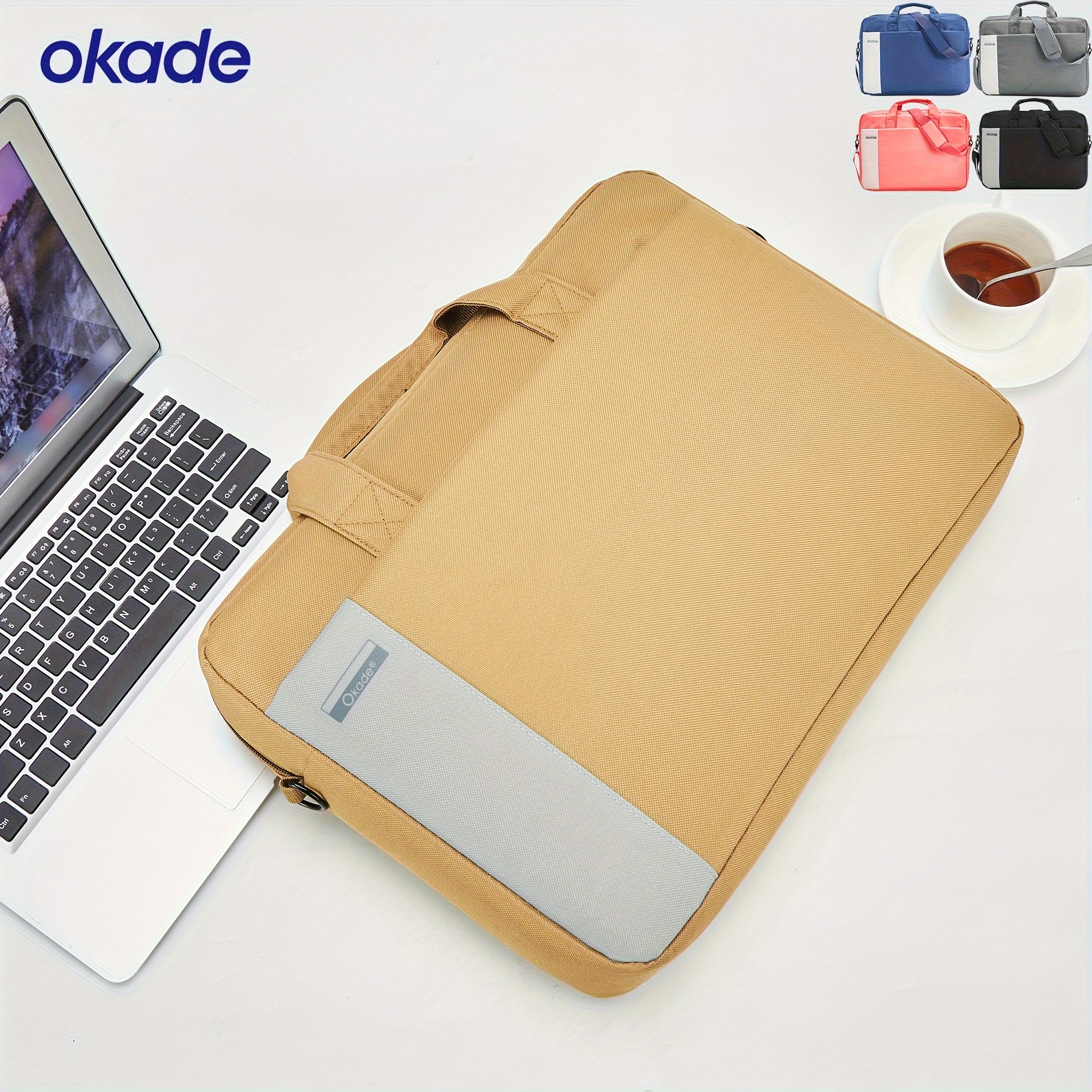 Large Capacity Laptop Shoulder Bag for Heavy Gaming Notebooks