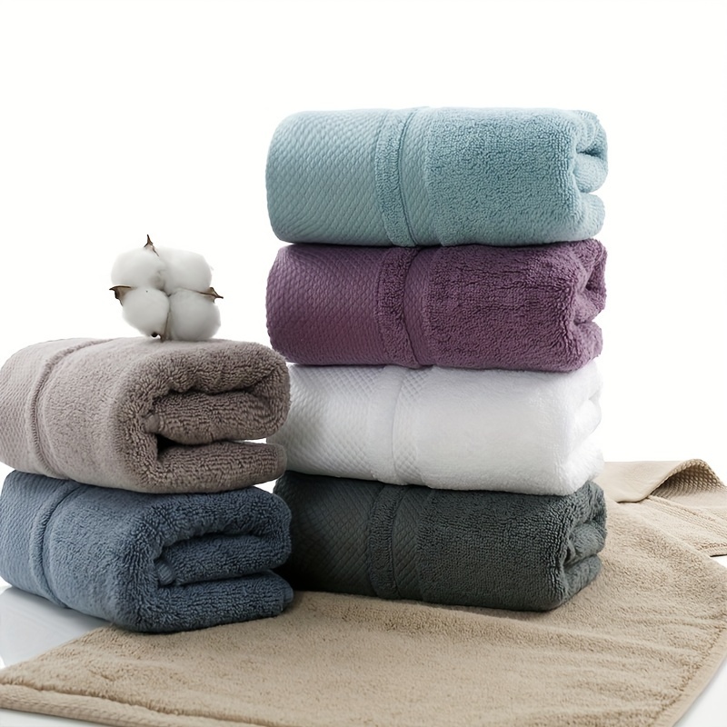 

Hotel & Spa 100% Cotton Bath Towels Ultra Soft Bath Towel Set Highly Absorbent Daily Usage Ideal For Pool And Gym/camping