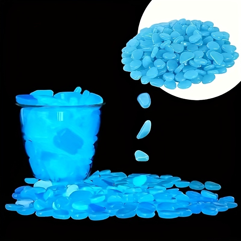 Image of Aquarium Luminous Stone 200 Fish Fluorescent Stone, Aquarium Decorative Plant Decoration, Luminous Stone, Garden Decorative Stone, Flower Decorative Fish Stone, Fluorescent Resin Accessories