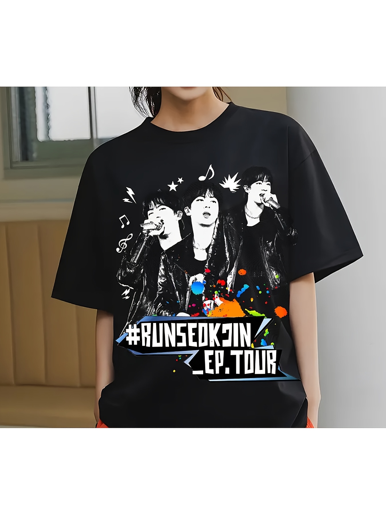 retro run seokjin ep tour shirt jin tour 2025 tshirt unisex
