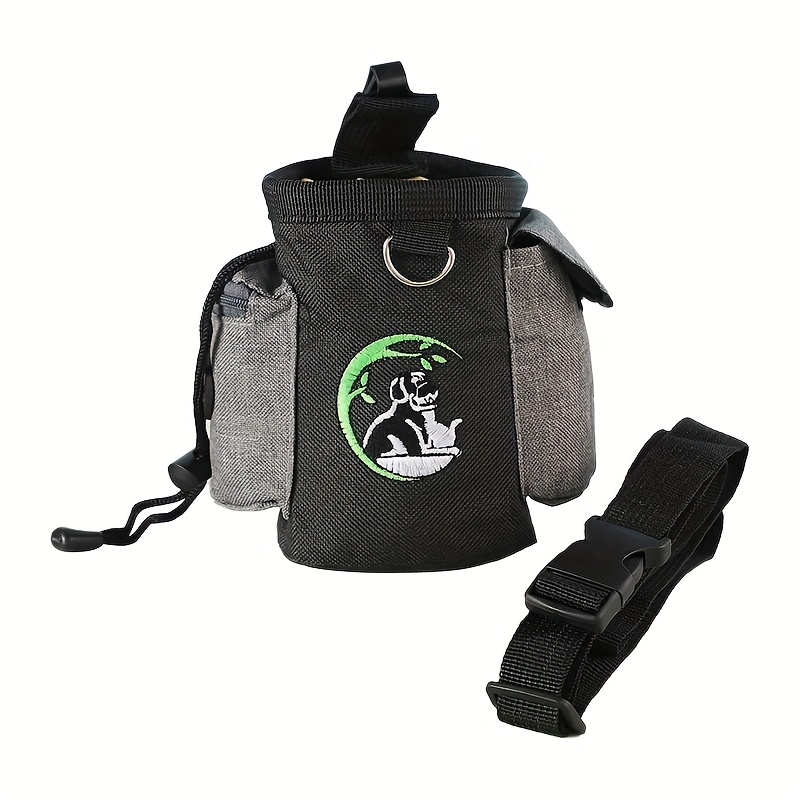 Image of Portable Dog Treat Bag, Pet Training Waist Pack, Dog Food Pouch, Dog Walking And Training Accessory With Waste Bag Pocket