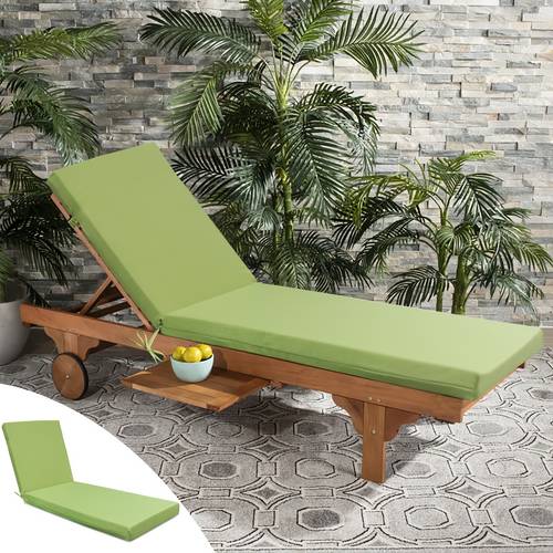 1pc outdoor indoor chaise lounge cushion lounge chair cushions for furniture weather and resistant patio for lawn poo