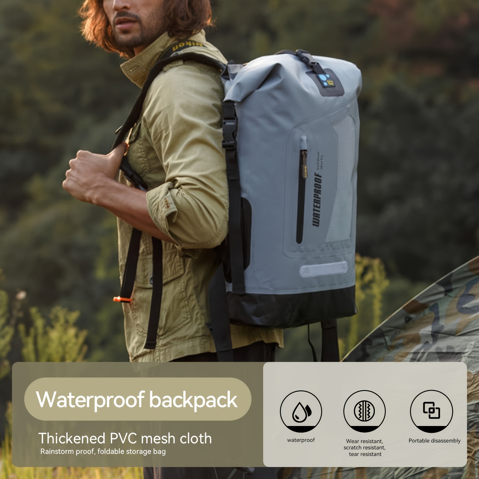 waterproof backpack sold on Temu Philippines