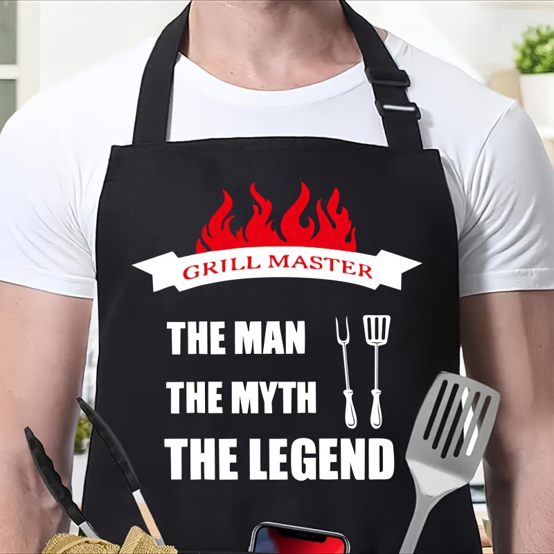 Lustige Schürze Für Männer – Verstellbar, Mit Taschen, Perfekt Zum Grillen & Kochen (Geschenk Für Ihn)