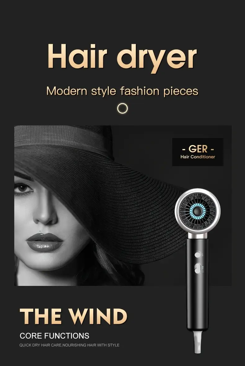 2000w high   dryer with dual switch   settings fast drying   hot cold air eu plug ideal for home or barber salon Product details 2
