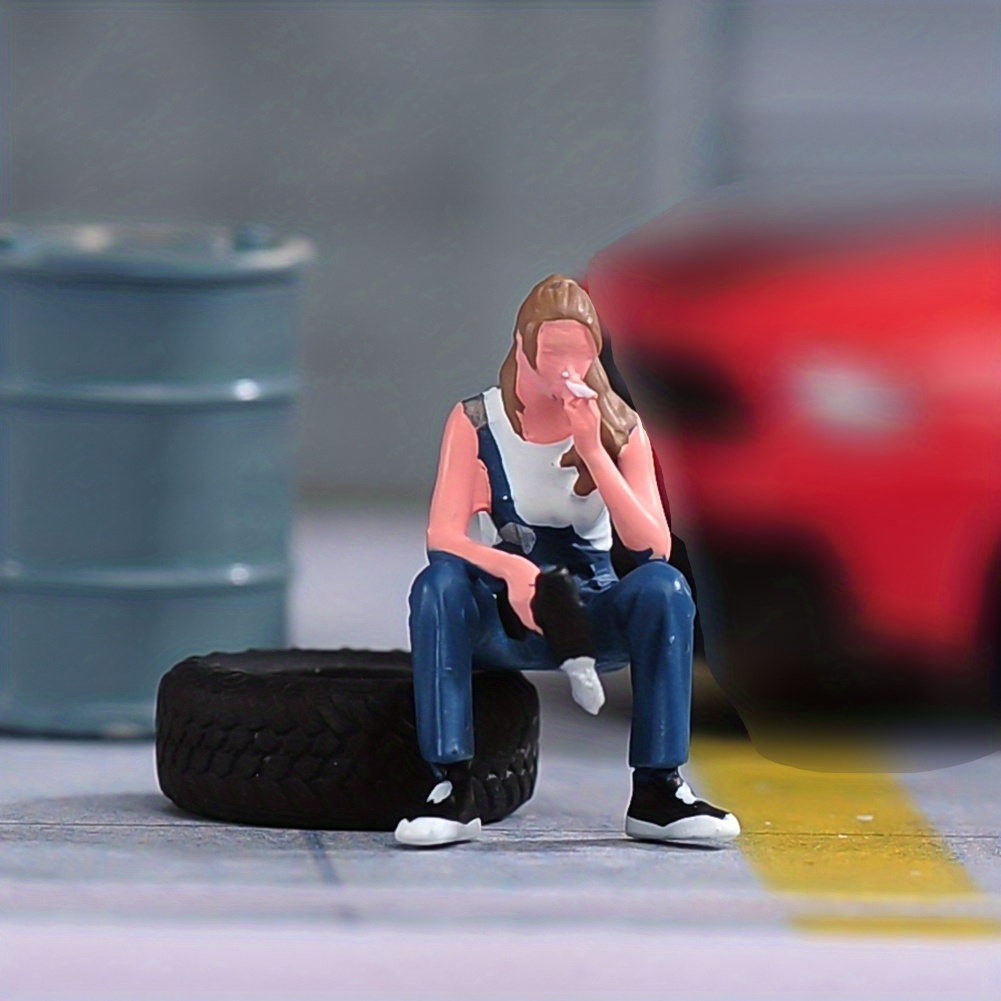 Figurines Miniatures Couple S'embrassant - Échelle 1/64 - Accessoire Pour Diorama - Neuf