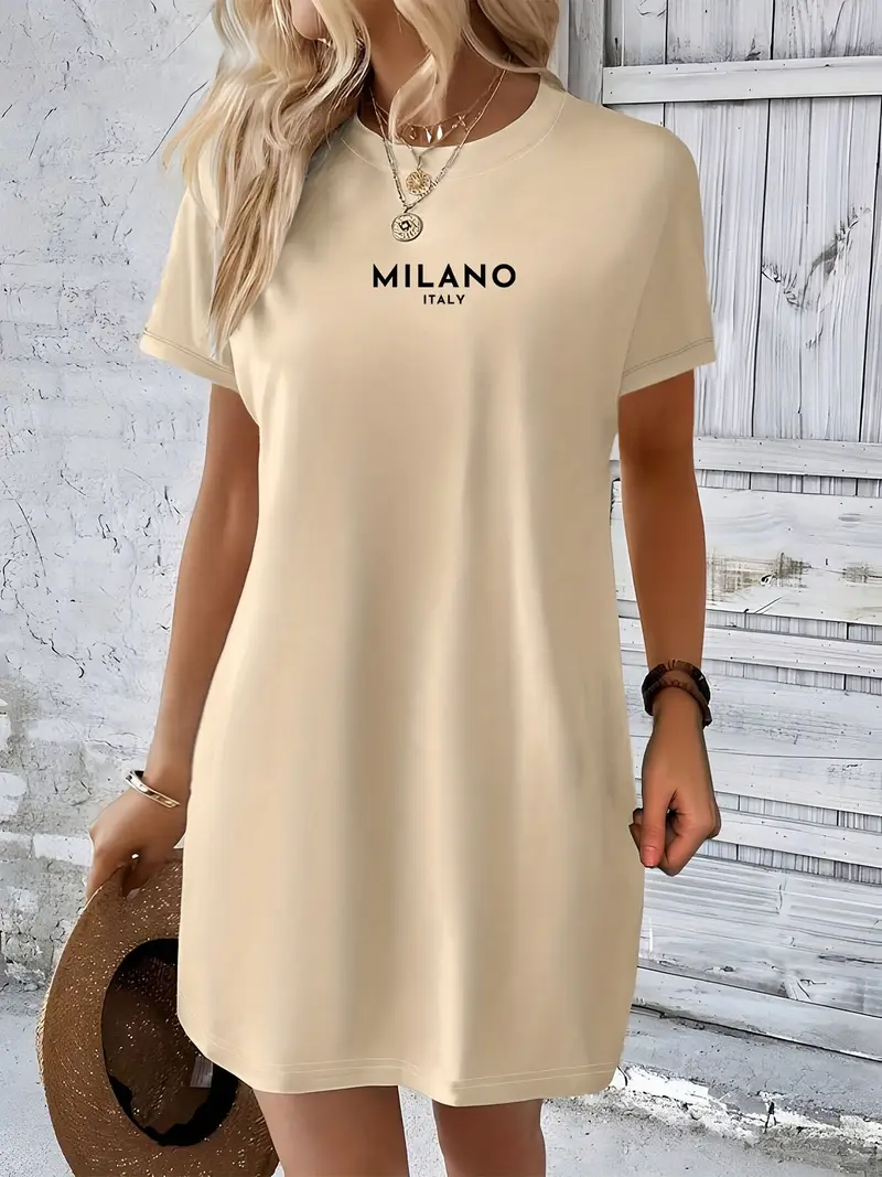 italy graphic print womens knit t shirt dress casual - Temu italy graphic print womens knit t shirt dress casual - Temu