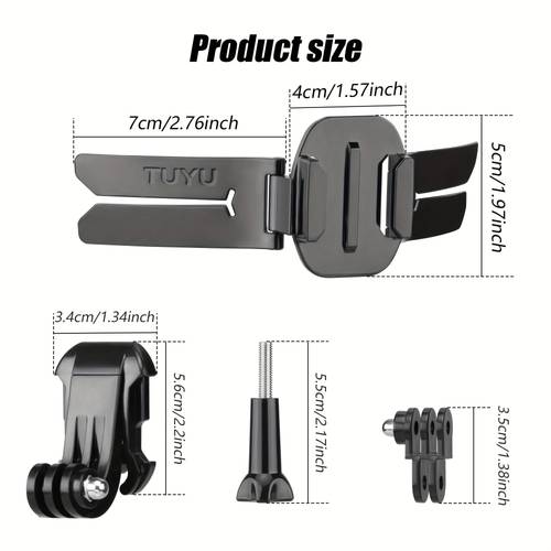 action camera helmet chin mount motorcycle helmet side paste brackets set compatible with gopro dji and phones with multi extension additions