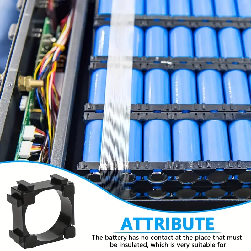 200pcs soportes de batería li-ion 18650 - abs+pc , montaje seguro y de baterías diy, herramientas eléctricas y vehículos Detalles del producto 4