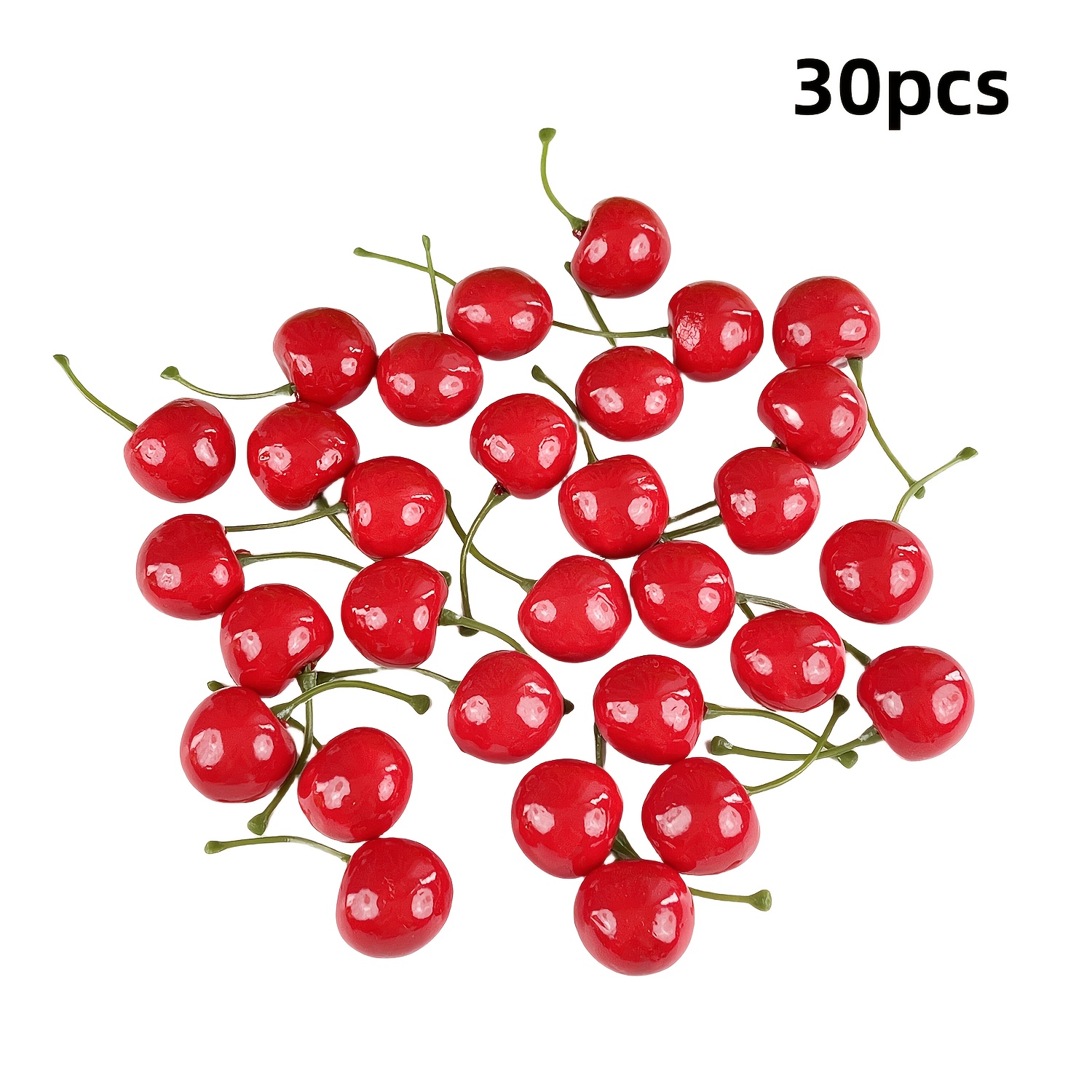 TEMU 30 Realistic , Ps Polystyrene Artificial Fruit Decorations, Suitable For Home, Anniversaries, , Christmas, Halloween, Easter, Thanksgiving,