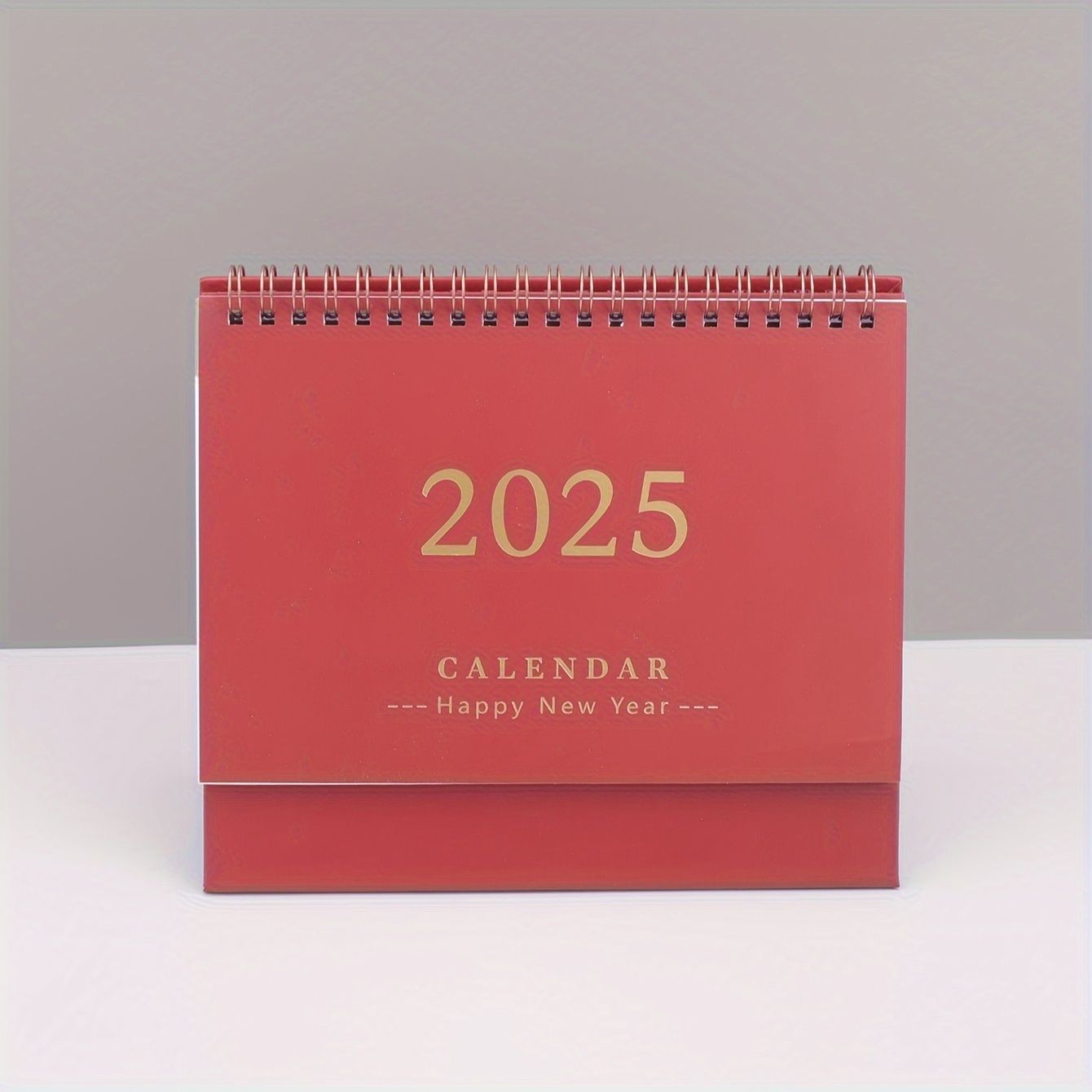 TEMU 2025 Sleek English Quote Desk Calendar - & Study Accessory, 1pc, Short Cover, Office Supplies