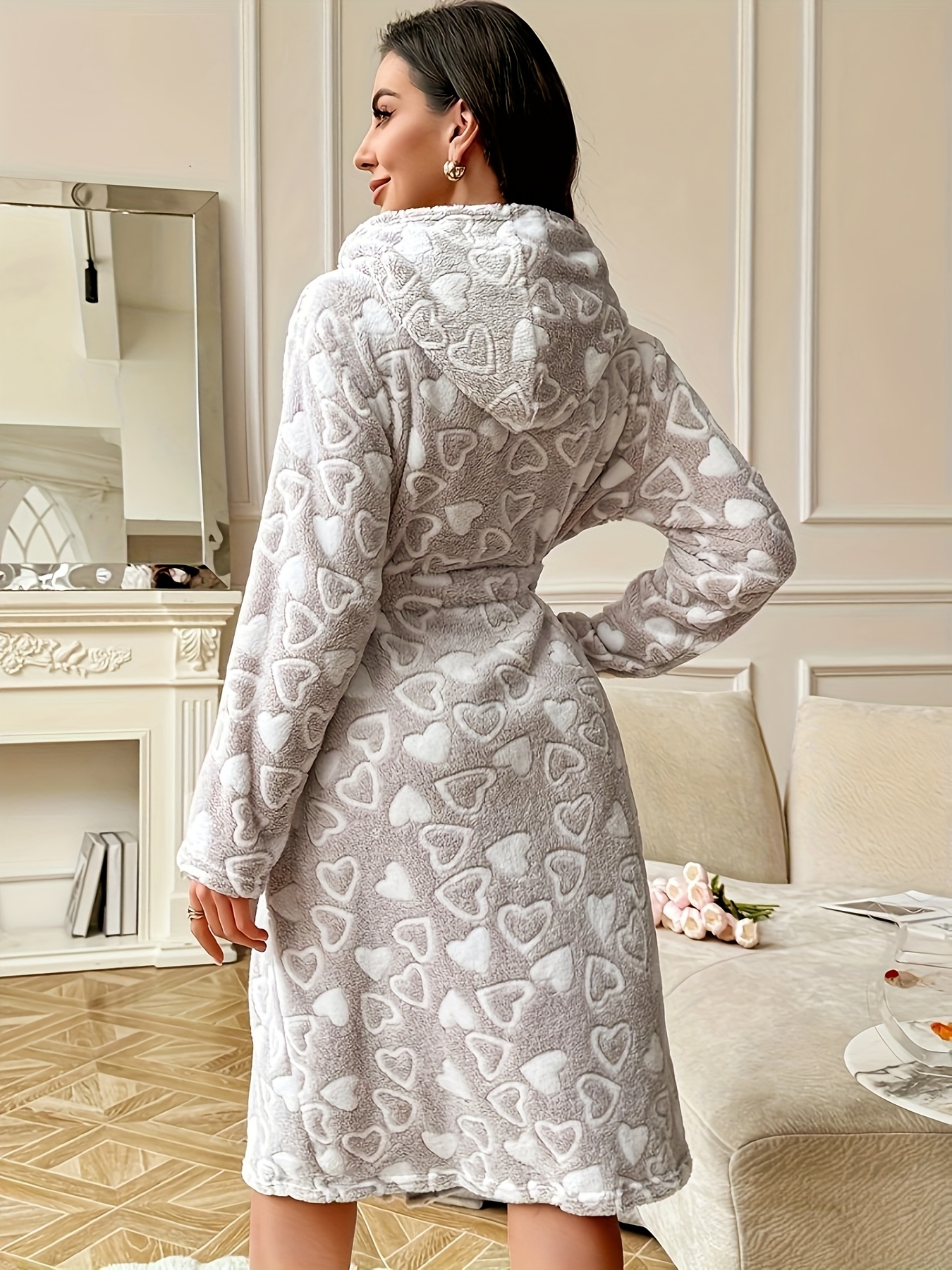 pyjamas batas mujer forro polar ropa hogar Temu Uruguay