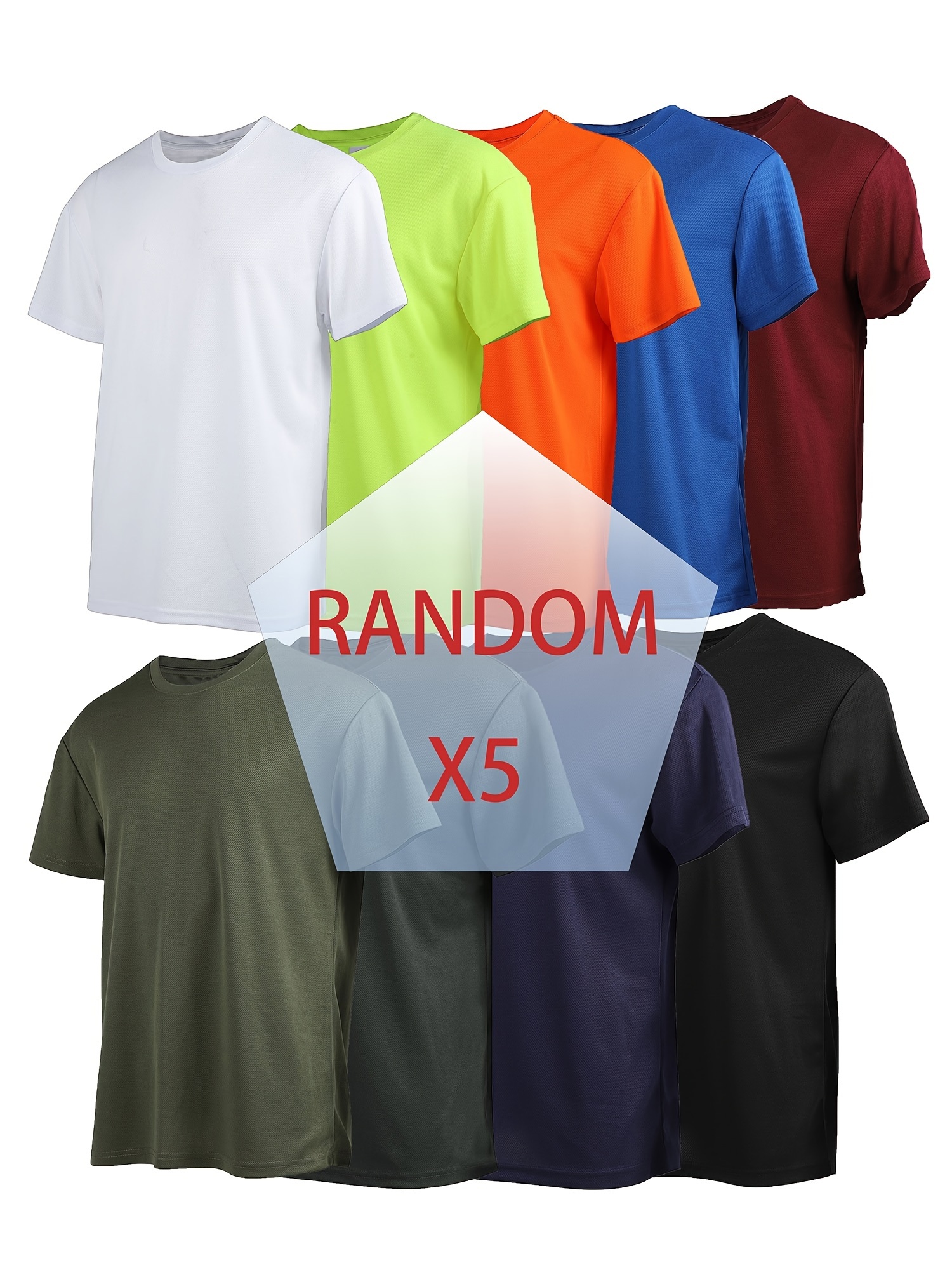 men's quick dry athletic t shirts breathable mesh Temu Saudi Arabia