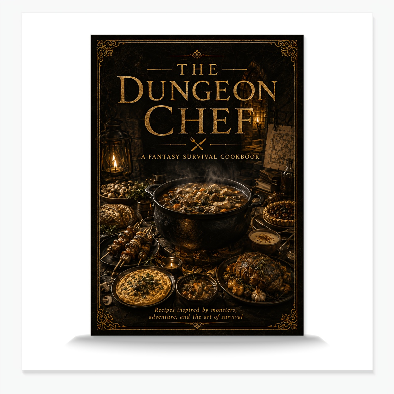 TEMU Dungeon Chef Fantasy Survival Cookbook: Recipes Inspired By Monsters, Adventures And The Art Of Survival