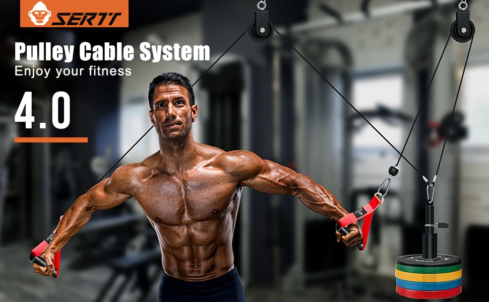 Gym Tricep And Lat Pulley System Buy SERTT Home Gym Pulley System
