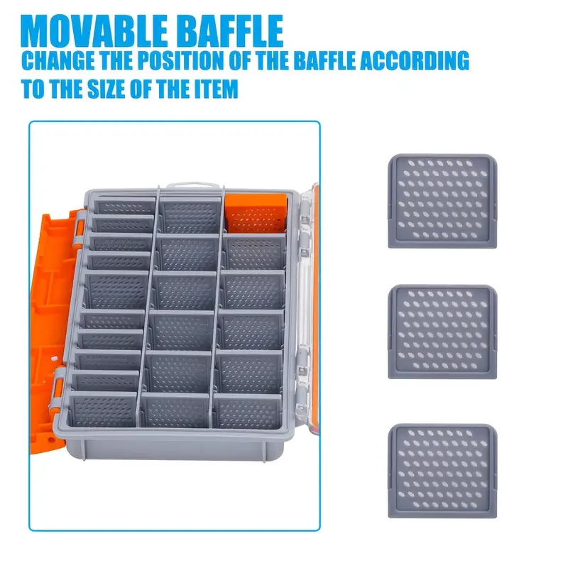 1pc fishing tackle box adjustable dividers 360 - Temu 1pc fishing tackle box adjustable dividers 360 - Temu