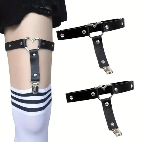 punk pu leather garter body belt suspenders gothic garter belts party halloween body chain accessories for women and girls - jewelry & accessories - Temu punk pu leather garter body belt suspenders gothic garter belts party halloween body chain accessories for women and girls - jewelry & accessories - Temu