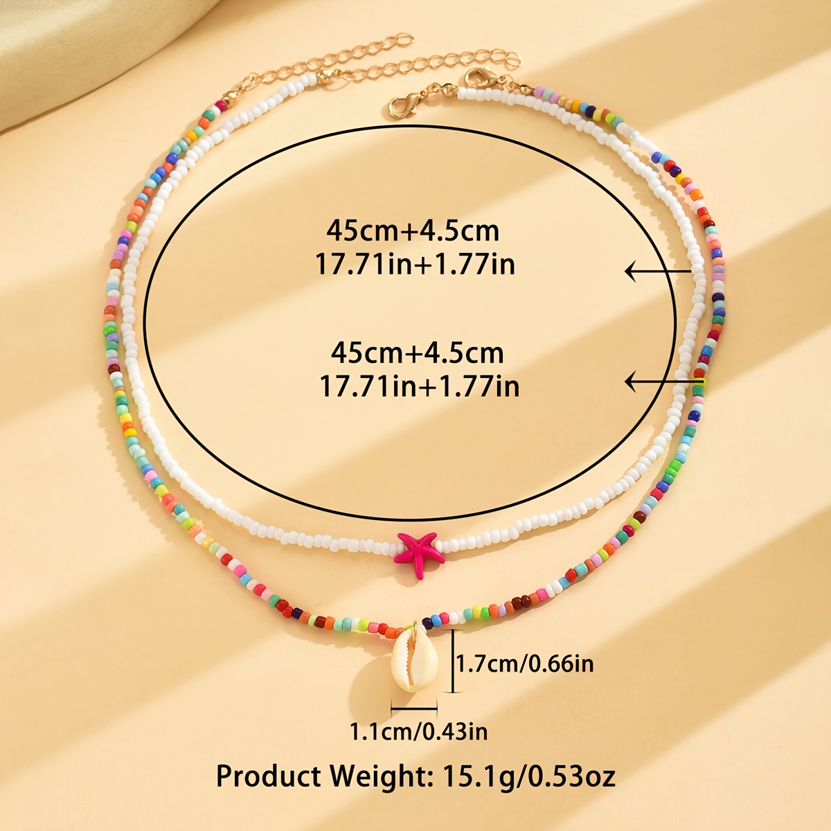 Cybche Collane da sposa boho con perline bianche Collana girocollo con pendente a forma di pesce in ceramica Graziosa collana cons pesce in ceramica