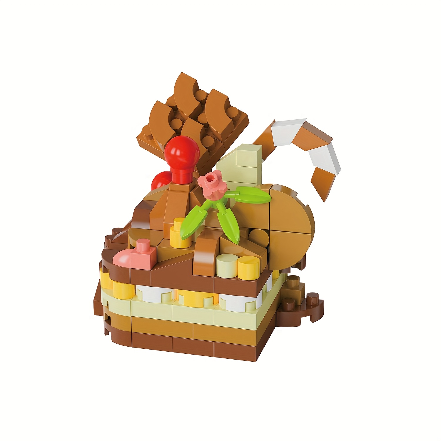 Mini Cake Building Blocks Toy DIY Dessert Food Series
