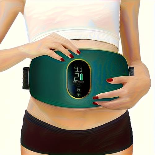 abdominal massager massage belt multifunctional home fitness equipment waist massager uses high frequency vibration to loss home workout equipment tool device sweat proof fabric