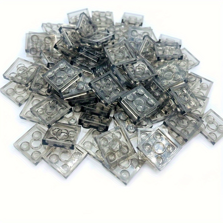 60pcs 6 Colors MOC Transparent Compatible 3022 Short Bricks Building Blocks