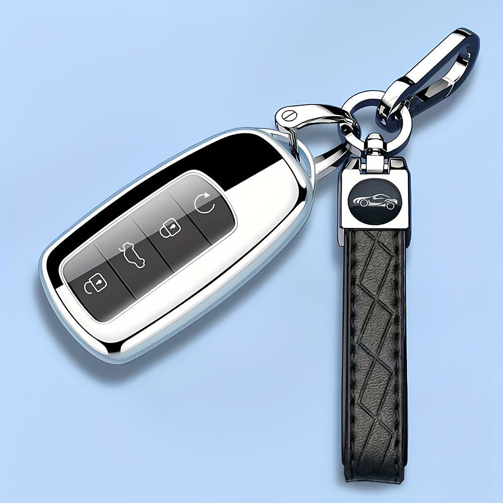 TEMU 4 Color Options Available, For Chery Keychain Cover, - 2022 Model Durable Protective Key , Tpu Material, For Chery, C5, And 5; For Chery Tiggo 7