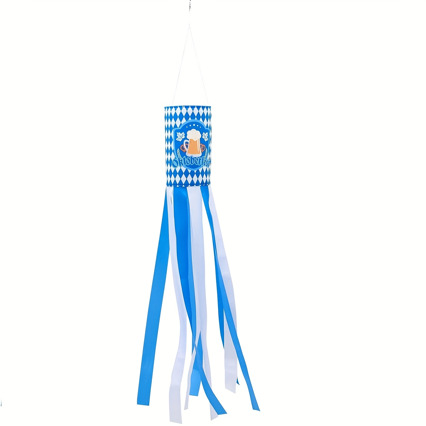 TEMU 1pc Oktoberfest Windsock, Munich Beer Festival Flag, Beer Festival Carnival Decorative Windsock, Suitable For Yard Decoration, Family Gatherings And Festive Celebrations