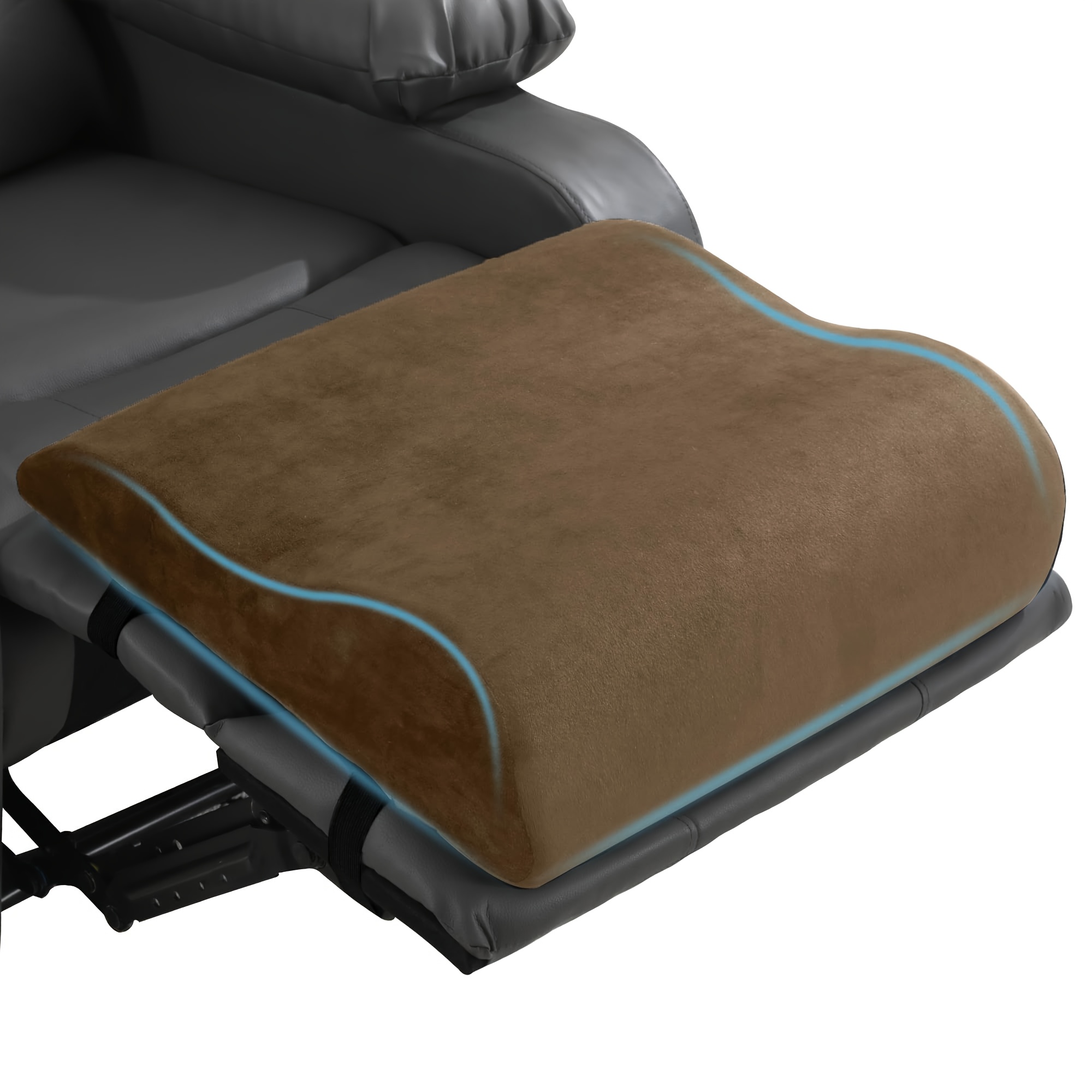 TEMU Coussin de pieds pour chaise longue surdimensionnée, -pieds en mousse avec extension de pied de chaise longue de , coussin de et de soutien