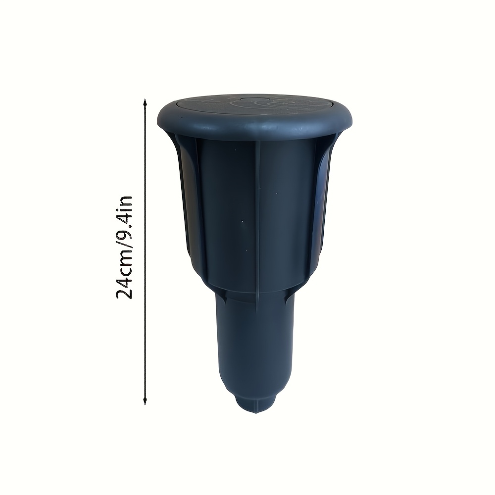 E-shop 360° Automatischer Drehbarer Rasensprengerkopf | Einziehbares Federdesign, 23,88 cm hoch, Robustes Plastik, Doppel-Schwenkarm Langsame