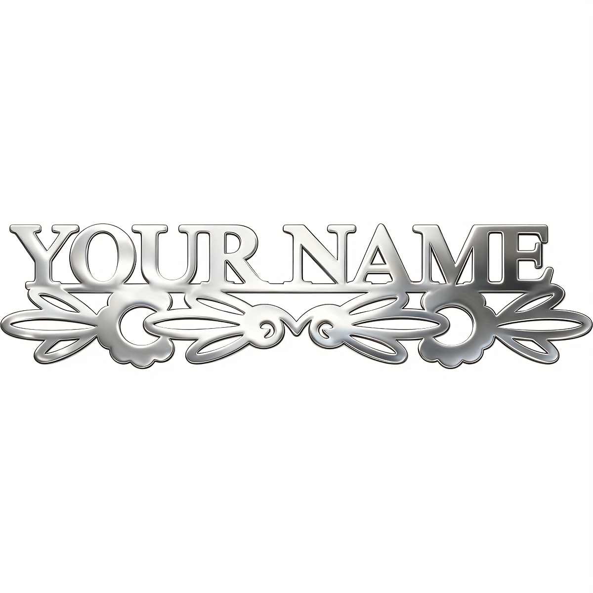 TEMU Custom Metal Letter Logos, Suitable For Vehicles, Boats, Guitars And ; Stylish Stickers And Badges For Decoration And Gifts (metal Tags , No