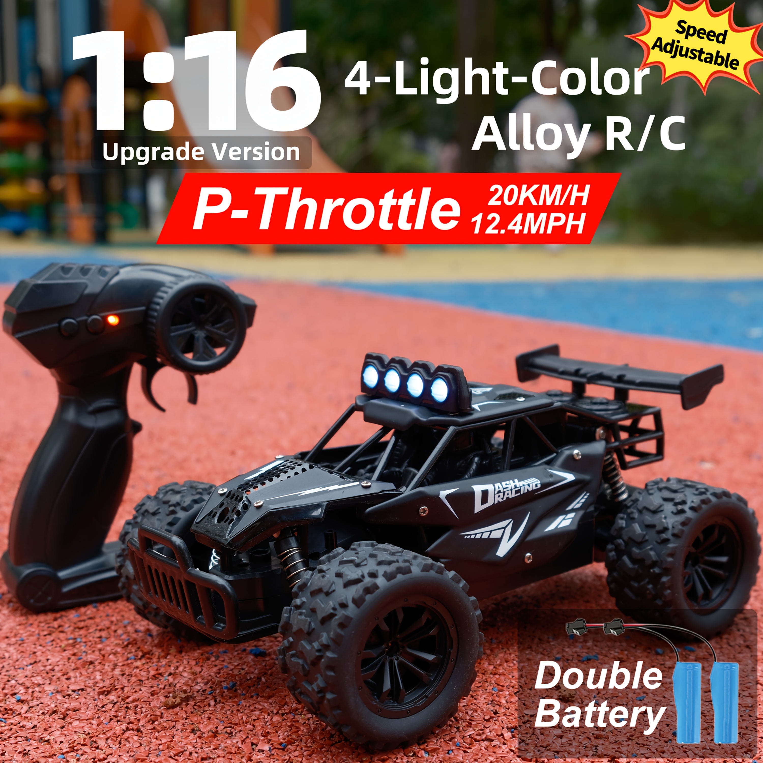 Voiture télécommandée - RC - Camion monstre - 3 Batteries rechargeables