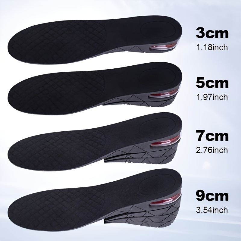 

Adjustable Height-boosting Insoles - Breathable & Comfortable, Invisible Support For Sports Shoes (1.18-3.54 Inch)