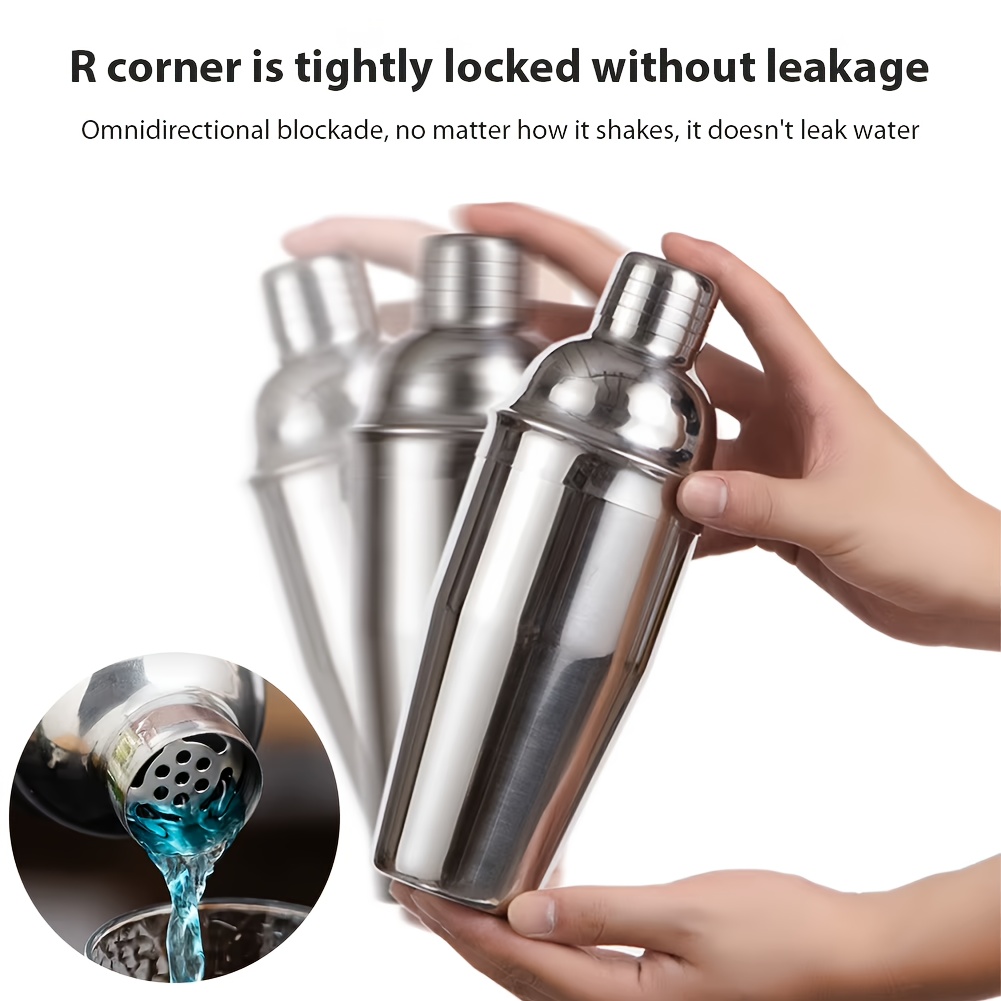 Bartending Tools, 10pcs Bartending Tools with Stand, 25oz Bar Cocktail Shaker Set, Professional Stainless Steel Bartending Tools for Home, Bar and Holiday Parties - Christmas, New Year's and Valentine's Day Gifts