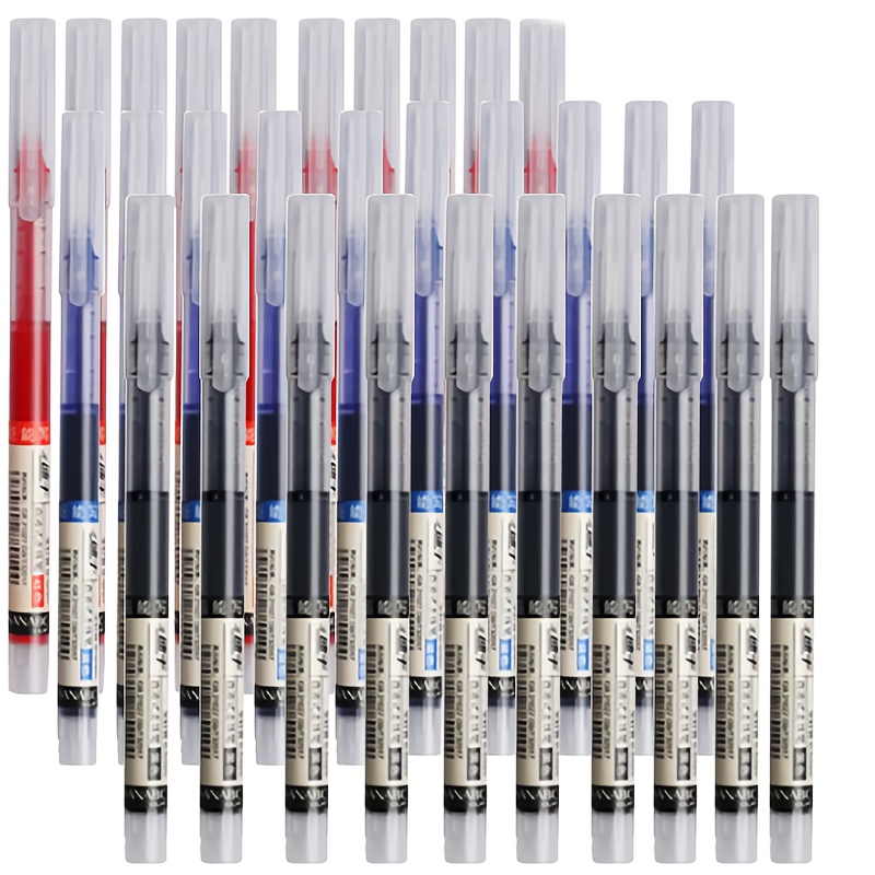 TEMU 29pcs Set Of Gel Pens With A 0.5mm Medium Tip, Designed For Effortless Writing - Ideal For Workplaces And Educational Settings, Perfect For The