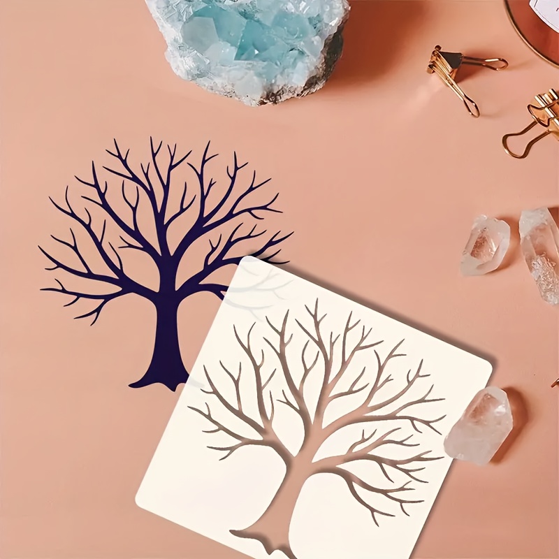 Tree of Life Craft Stencil Template for DIY Projects