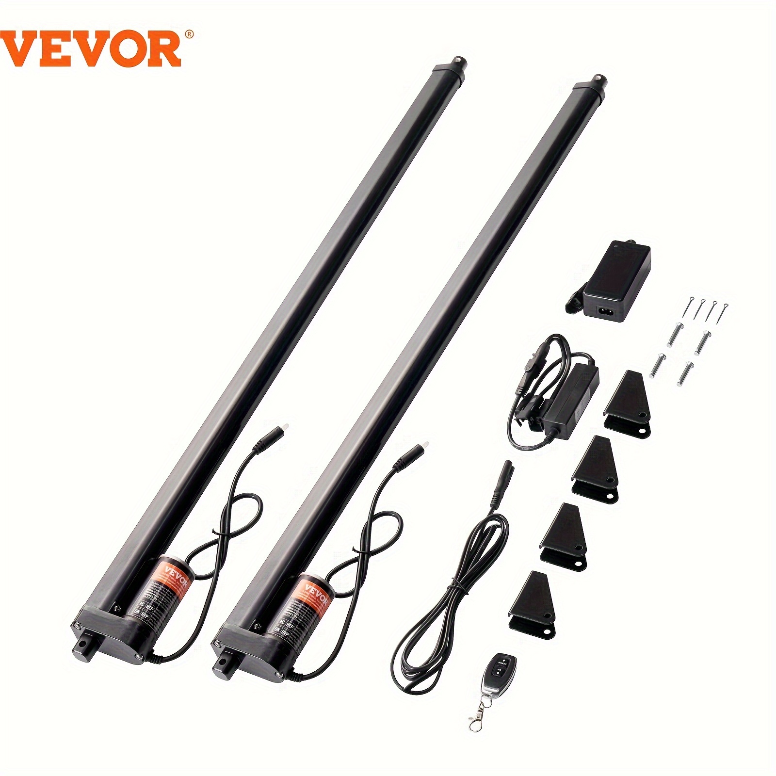 

Vevor 2pcs Linear Actuator Kit, 30 Inch 0.35"/s Linear Motion Actuator 110v, 220lbs/1000n Linear Actuator For Tv/table/sofa Lifting, Ip54 Protection - Wireless Remote Control Included