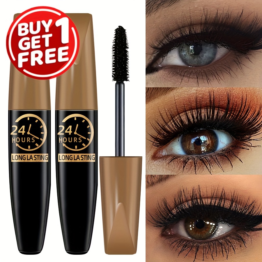 [køb 1 få 1  ] vandtæt hurtigtørrende mascara øjenvipper krøller extension make-up øjenvipper blå pink   sort   blæk mascara eyeliner øjenskygge øjenskygge bakke